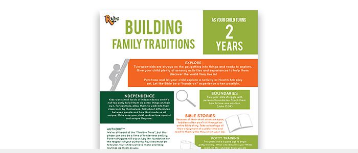 Kids Family Traditions Guide 2-Year-Olds