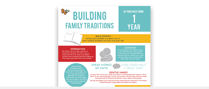 Kids Family Traditions Guide 1-Year-Olds